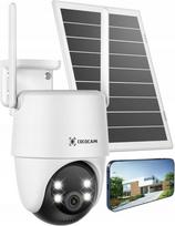 Lauko stebėjimo kamera COCOCAM 360°, IP66 su saulės baterija