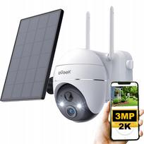 Lauko išmani sukamasis IP WiFi kamera, 3 Mpx, su aliarmu