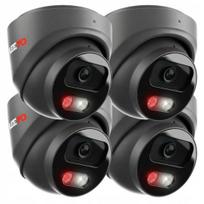IP vaizdo stebėjimo kamera KEEYO LV-V-IP8M40DF-G-II, 8 MP, 4 vnt., IR 40 m, AI funkcijos, IP67