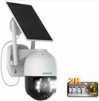 Lauko stebėjimo kamera Acculenz BD4, 4MP, 2K, Full HD, su saulės baterija, suderinama su Alexa