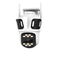Lauko kamera LENYES CC202, WiFi, 4K, 8MP, 3 AI objektyvai, PTZ, 360°