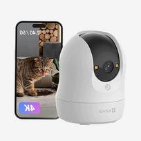 Vaizdo stebėjimo kamera 4K, WiFi, 360°, su gyvūnų ir žmonių atpažinimu, namams