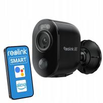 Lauko saulės Wi-Fi kamera Reolink 4K, IP65, IR, AI, 512GB, juoda