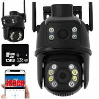 Lauko IP WiFi kamera, 2x8MP, 5x priartinimas, Ultra HD, su judesio aptikimu