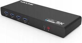 Dokavimo stotelė Wavlink USB C, 5K Ultra HD, universali, keliems nešiojamiesiems kompiuteriams