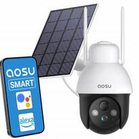 Lauko IP kamera Aosu su saulės baterija, WiFi, 2K, AI, išmani programa