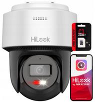IP kamera Hilook 4MP su garsiakalbiu, mikrofonu ir 32GB SD kortele