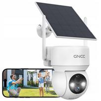 Lauko saulės kamera GNCC, 1080P, WiFi, 360° PTZ, spalvotas naktinis matymas, garso funkcija