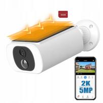 Lauko saulės kamera, 5 MP, WiFi, 120° kampas, su baterija, 64GB kortelė