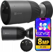 Lauko WiFi kamera EZVIZ BC1C 8 Mpx, 4K, įkraunama, 10400 mAh, su LED