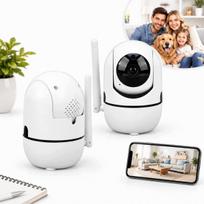 Vidaus Wi-Fi vaizdo kamera, pasukama, kūdikių stebėjimui, 2MP