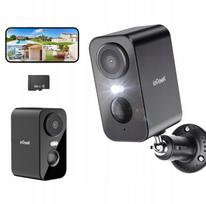 Lauko belaidė WiFi kamera, 2K 3MP, 4x priartinimas, veikia su baterija, 32GB