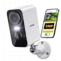 Lauko saugos kamera HD 2K, 3 MP, su išorine baterija