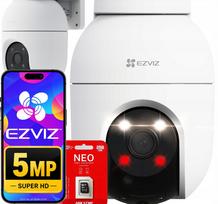 Lauko WiFi vaizdo kamera C8C 3K, 5 Mpx, automatinis sekimas, 256GB kortelė