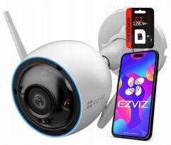 Lauko WiFi kamera EZVIZ H3 5MP, spalvotas vaizdas, 128GB SD kortelė