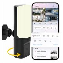 Slapta kamera sieninėje lempoje WiFi DVR-263 Tuya