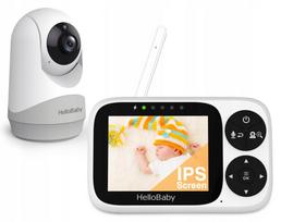 Vaizdo kūdikio stebėjimo kamera HELLOBABY, 3,2" IPS ekranas, naktinis matymas, garsas