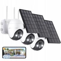 Lauko IP WiFi saulės kamera su spalvotu naktiniu matymu ir 4x priartinimu