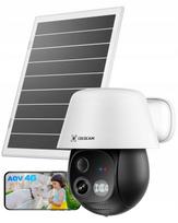 Lauko kamera COCOCAM 4G LTE, 2K, su SIM, 30 m naktinis matymas, 10000 mAh saulės baterija, PTZ
