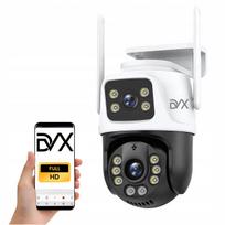 Lauko IP kamera su WiFi, 2 objektyvai, 6MP (3MP+3MP), sukamasis modelis