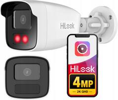 Lauko IP kamera HiLook IPC-B440H, 4MP, 4 mm, PoE, IR iki 50 m