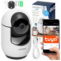 Vidaus IP kamera AVIDSEN su sukiojama ašimi, 4MP, mikrofonu ir judesio jutikliu