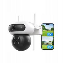 Lauko stebėjimo kamera EZVIZ, 4MP, dvi lęšiai, 360° naktinis matymas, AI