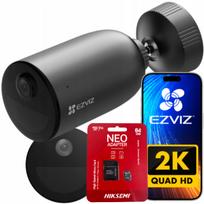 Vidaus Wi-Fi kamera EZVIZ EB3 3MP, su maitinimo šaltiniu ir 64GB atminties kortele