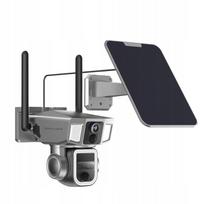 Stebėjimo kamera 4MP, 2 objektyvai, 4G LTE, WiFi, su saulės baterija