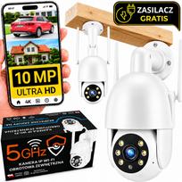 Lauko WiFi kamera, 10 MP, UHD, su judesio sekimu, 2.4/5 GHz
