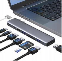USB-C šakotuvas 4Apple Thunderbolt 3, 4x HDMI 4K, skirtas MacBook M1/M2/M3