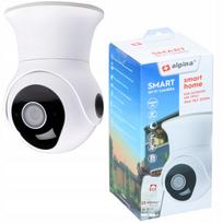 Lauko sukamasis IP54 WiFi vaizdo stebėjimo kamera ALPINA, Full HD, naktinis matymas, judesio ir garso jutikliai