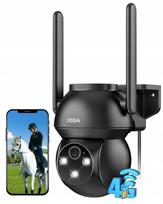Lauko IP kamera su SIM kortele, 3MP, 4× priartinimas, 4G/5G LTE, 2K, 24/7 stebėjimas