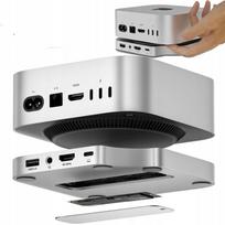 Stotelė Mac Mini M4/Pro su HDMI 4K, SSD NVMe, USB-C HUB