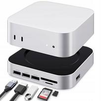 Dokavimo stotelė MAC MINI M4 12-in-1 su NVMe SSD dėklu ir kortelių skaitytuvu