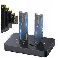 SSD klonavimo stotelė NVME PCIe M.2, USB-C 3.2, 20Gbps, nešiojama