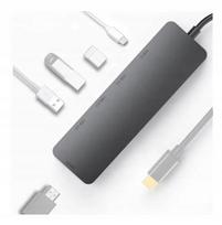 USB-C jungtis su HDMI, 3x USB 3.0, 5Gb/s, PD HUB stotelė, skirta Windows ir MacBook