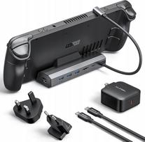 Doko stotelė 6-in-1 su HDMI 4K60, Ethernet, 3 USB-A ir USB-C PD jungtimis