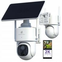 Lauko stebėjimo kamera ENCORE VIEW, 2K, IP65, LTE, su SIM kortelės palaikymu ir saulės baterija, valdymas per TUYA programėlę