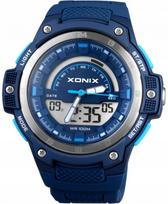 Vaikiškas didelis laikrodis XONIX su LCD ekranu ir rodyklėmis
