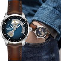Vyriškas laikrodis Hamilton Jazzmaster H32675540 Open Heart