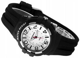 Mergaičių laikrodis XONIX WR100m su iškiliomis skaičiais