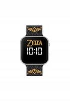 Vaikiškas laikrodis su LED, The Legend of Zelda, juoda spalva, metalinis ir plastikinis korpusas