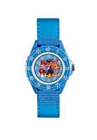 Vaikiškas laikrodis Paw Patrol su medžiaginiu mėlynu dirželiu