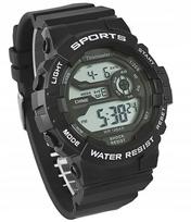 Vyriškas laikrodis Timemaster 008/11, atsparus vandeniui, 10 ATM, sportinis, LCD
