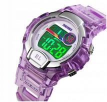Vaikiškas elektroninis laikrodis SKMEI SKM.114501A, violetinis, daug funkcijų