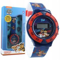 Vaikiškas laikrodis Paw Patrol su Chase, Marshall ir Rubble
