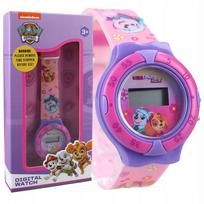 Vaikiškas laikrodis Paw Patrol Skye Everest, rožinis, skaitmeninis