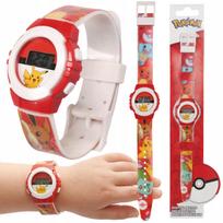 Vaikiškas skaitmeninis laikrodis su Pokemon Red LED