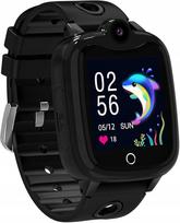 Vaikiškas išmanusis laikrodis DA217, 4G, GPS, SOS, kamera, juodas